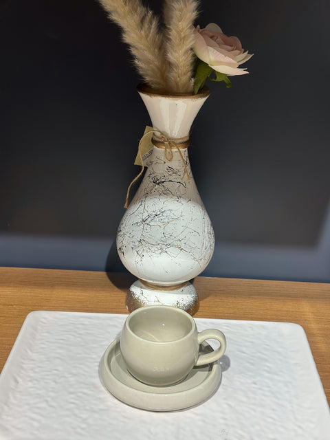 Bondy Beige Mokkatassen-Set 4Tlg für 2 Personen