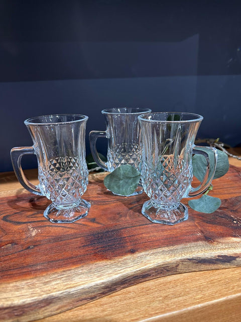 Paşabahçe İstanbul Teegläser-Set mit Henkel 6er