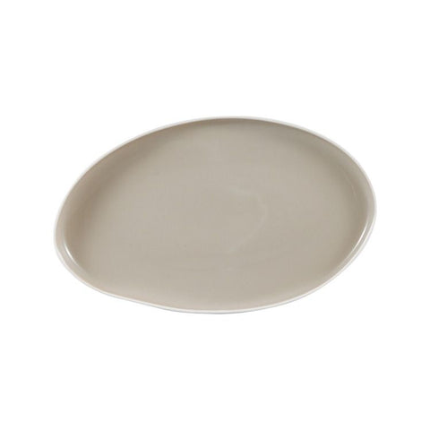 Bricard Barles weiß-Taupe Geschirr-Set 25Tlg