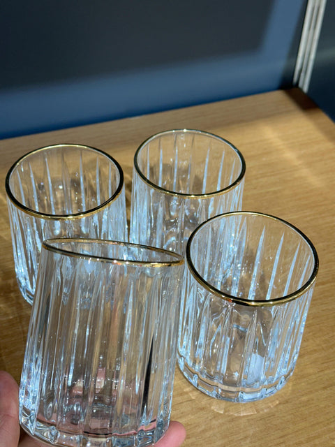 Bricard Murcia Wassergläser Gold 4Tlg