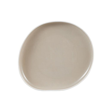 Bricard Barles weiß-Taupe Geschirr-Set 25Tlg