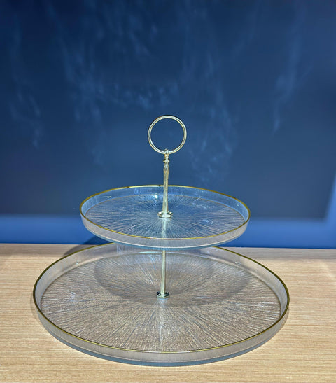 Bricard Rexy Etagere 2-Schicht   21 - 32 Cm Transparent