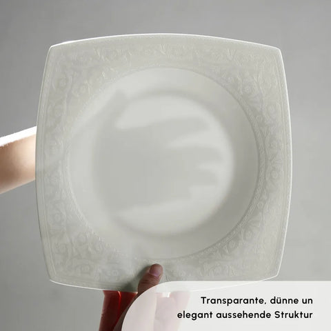 Karaca Fine Pearl Roma Geschirrset für 12 Personen