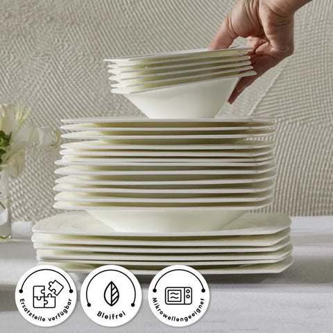 Karaca Fine Pearl Roma Geschirrset für 12 Personen