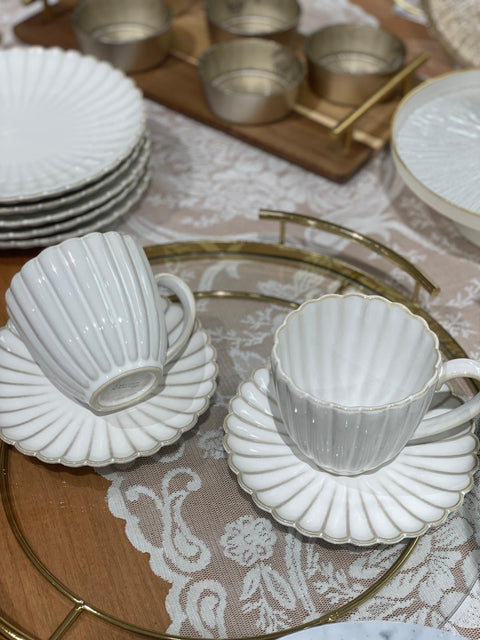Paris Kaffetassen-Set 4Tlg für 2 Personen