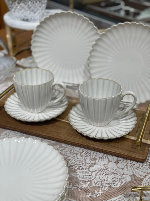 Paris Kaffetassen-Set 4Tlg für 2 Personen