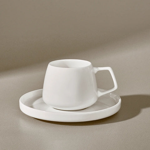 Karaca Streamline Saturn Kaffeetassen-Set für 6 Personen weiß