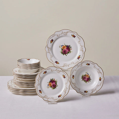 Karaca Antique Porcelain 24teilig 6 Personen Set