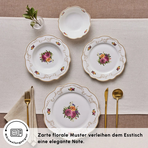 Karaca Antique Porcelain 24teilig 6 Personen Set