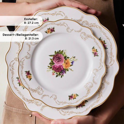 Karaca Antique Porcelain 24teilig 6 Personen Set