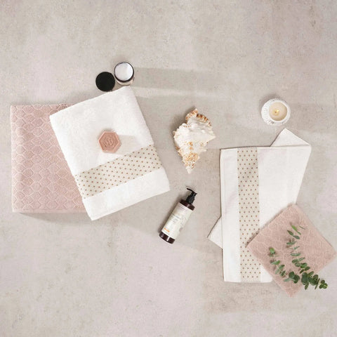 Karaca Lossi Handtuch-Set 4Tlg