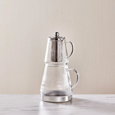 Karaca Keops Glas-Teekanne-Set