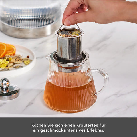 Karaca Keops Glas-Teekanne-Set