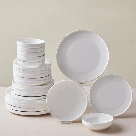 Karaca Saturn Weiß 24Tlg Geschirr-Set für 6 Personen