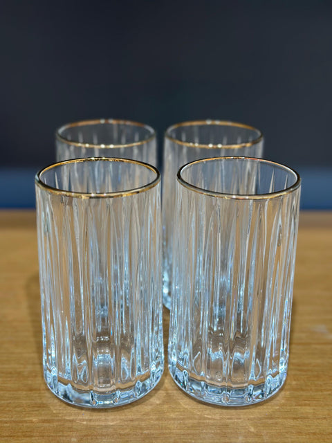 Bricard Murcia Longdrinkgläser Gold 4Tlg