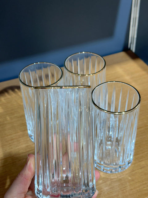 Bricard Murcia Longdrinkgläser Gold 4Tlg