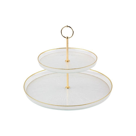 Bricard Rexy Etagere 2-Schicht   21 - 32 Cm Transparent