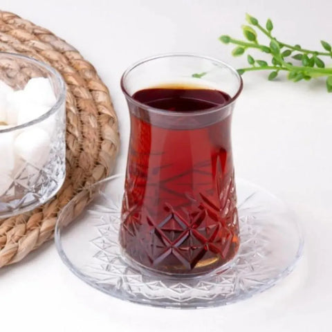 Paşabahçe Timeless Teegläser-Set 12Tlg für 6 Personen