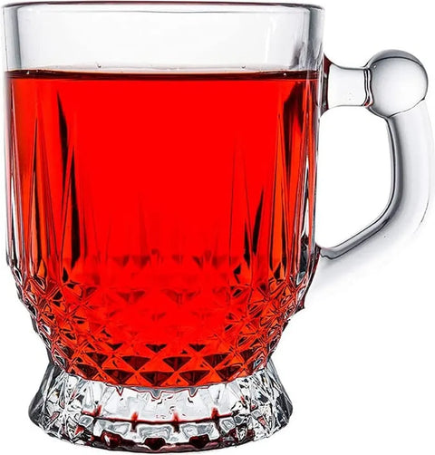 Paşabahçe İstanbul Teegläser-Set 6 Tlg mit Henkel