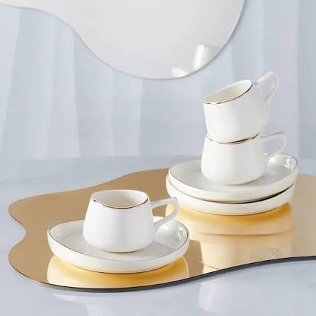 Karaca Hole Kaffeetassen-Set für 6 Personen 200ml