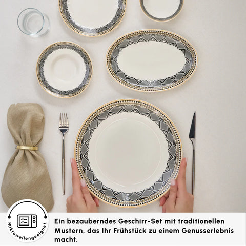 Karaca Globe 26-Teiliges               6 Personen Frühstücksset
