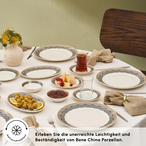 Karaca Globe 26-Teiliges               6 Personen Frühstücksset