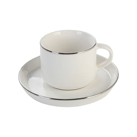 Bricard Lunel Silber Kaffeetassen Set für 6 Personen