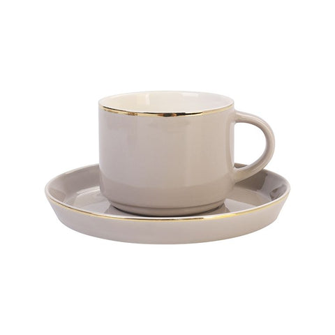 Bricard Lunel Taupe Kaffeetassen Set für 6 Personen