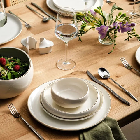 Karaca Streamline Hole Gold 59 Teiliges Für 12 Personen Tafelgeschirr Set Porzellan