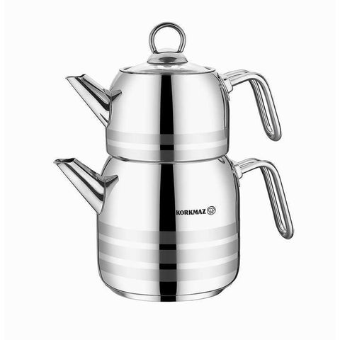 Korkmaz Astra Teekanne Induktion Edelstahl A098-03