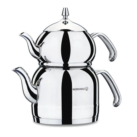 Korkmaz Efendi Teekanne Induktion Edelstahl A221